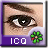 Raccourci contact ICQ - Icône violette